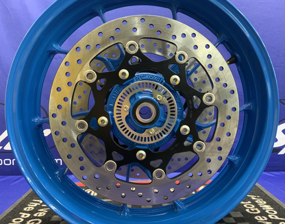 Suzuki Front Wheel W/ Rotors (Blue) GSX-8R 2024-2026 OEM 54111-25L00-QZB-1