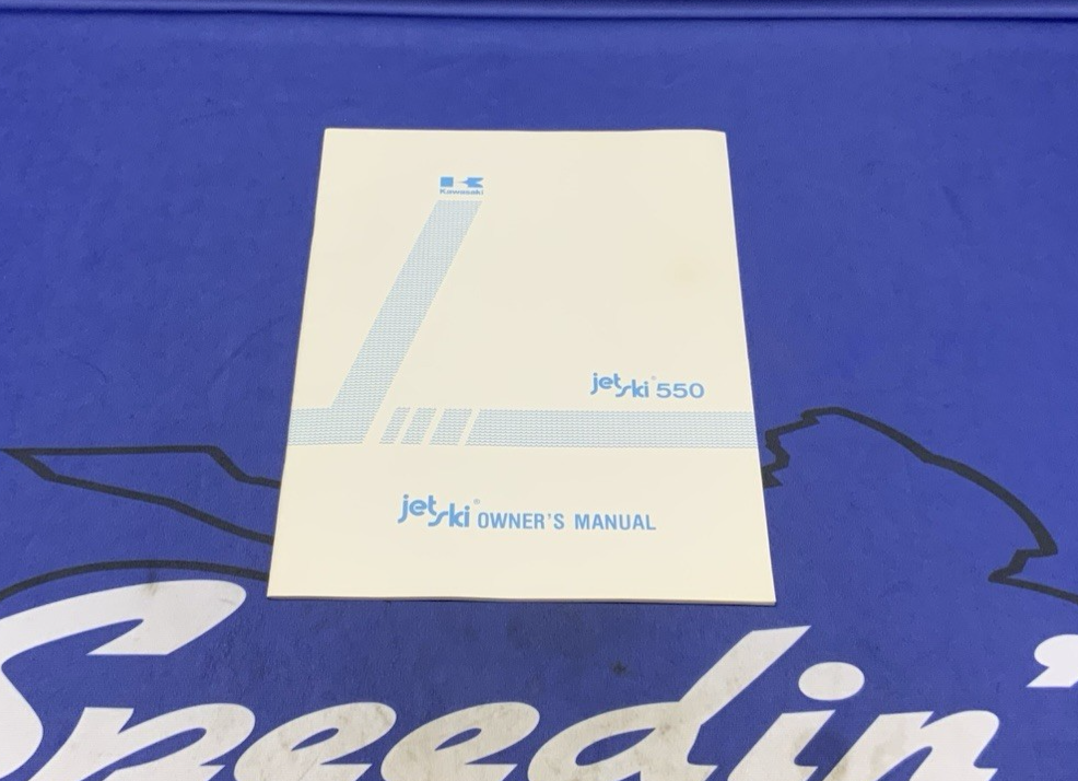 Kawasaki Jet Ski JS550 Owners Manual 1986-1989 OEM 99920-1434-01