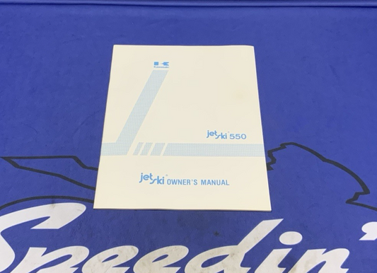 Kawasaki Jet Ski JS550 Owners Manual 1986-1989 OEM 99920-1434-01