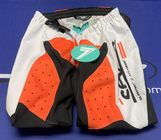 Seven Vox Aperture Pants White/ Orange (Size 30) 2330081-180-30
