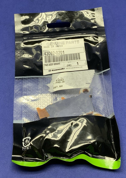 Kawasaki Rear Brake Pad Set KX250 2021-2026 OEM 43082-0201