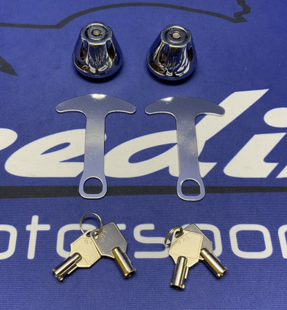 KewlMetal Grip End Helmet Lock Pair KUR-6248