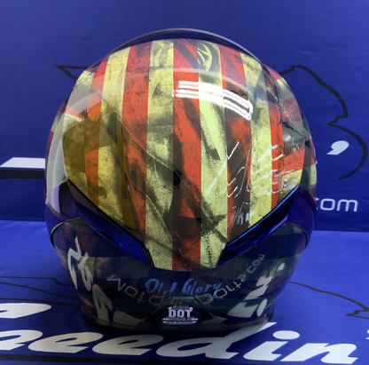 Icon Airfron Old Glory Red/White/Blue Helmet LG 010-14785