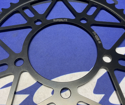 Superlite RSX Series Black Steel Rear Sprocket (44T) SV650 1999-2019 14405RX-44