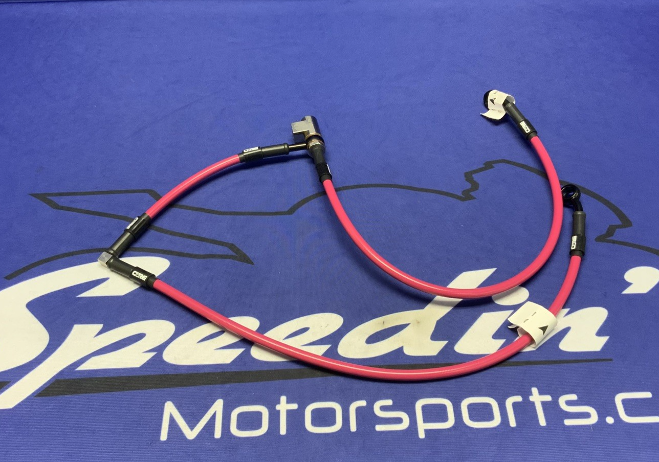 Core Moto Front & Rear Brake Lines W/ Pressure Fitting YZF-R6 2017-26 CTFR-2047