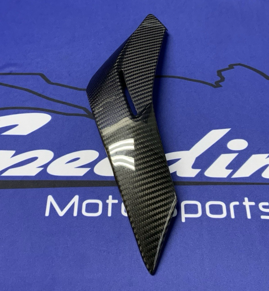 Triumph Left Belly Pan Carbon Fiber Street Triple R/RS/Moto 2 23-25 OEM T2317077