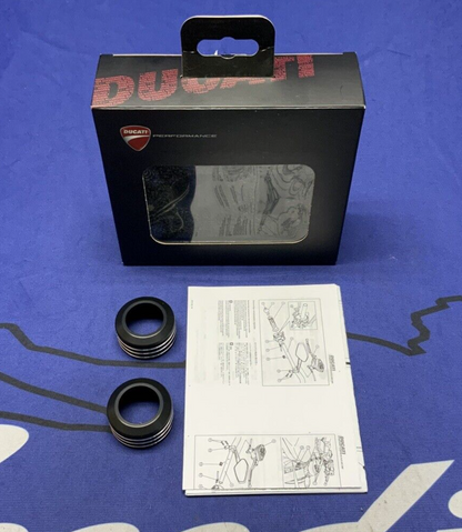 Ducati Handlebar Endcaps Left & Right XDiavel 2016-2021 OEM 97380591A