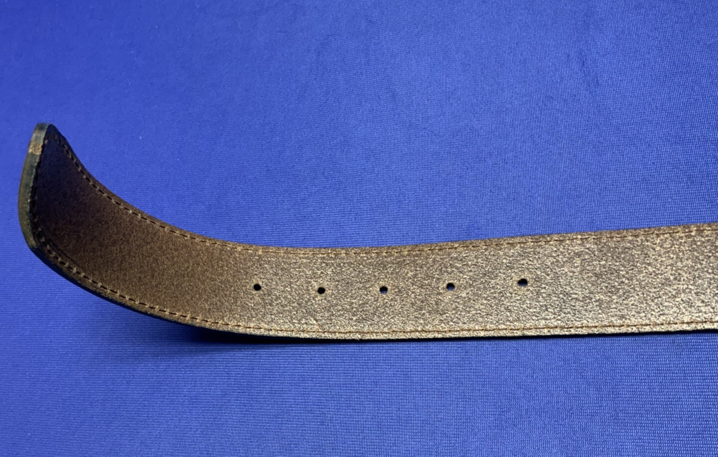 Ducati Scrambler Logo Leather Belt (Brown) 100 cm OEM 987691895