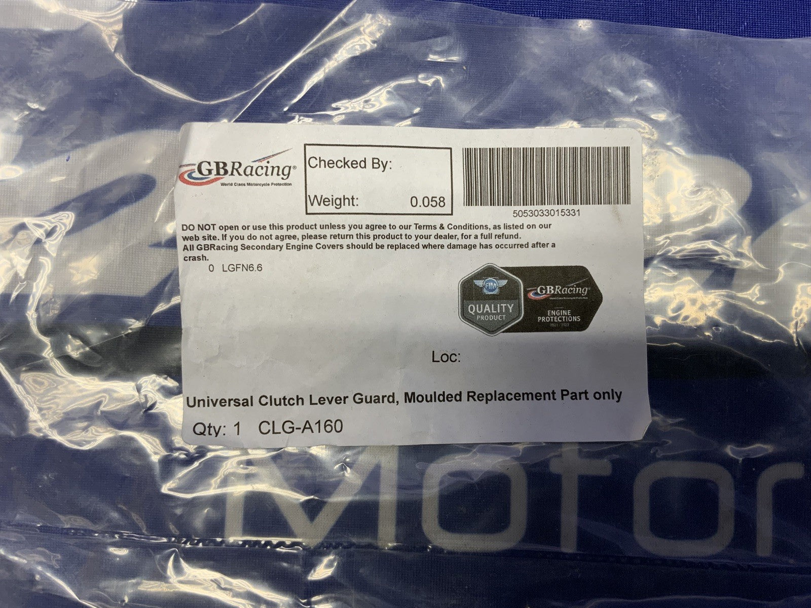 GB Racing Clutch Lever Guard (Aftermarket Bars 16mm Insert) CLG-16-A160-GBR