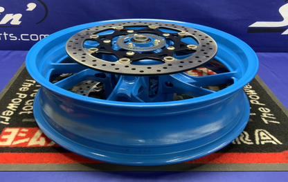 Suzuki Front Wheel W/ Rotors (Blue) GSX-8R 2024-2026 OEM 54111-25L00-QZB-2