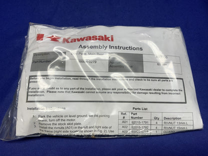 Kawasaki Rear Skid Plate KRT750 Teryx 4x4 EPS 2012-2013 OEM 99994-0279