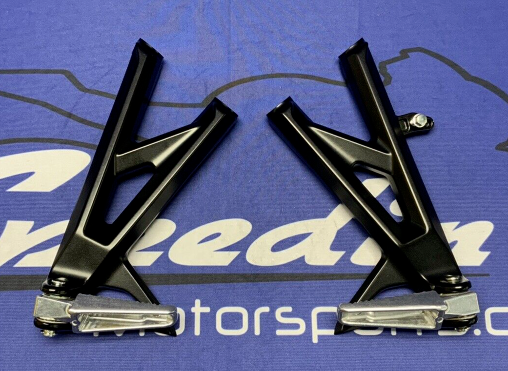 Suzuki Passenger Foot Rest Set GSX-8R/S 2023-2025 OEM 43821-25L00, 43811-25L00