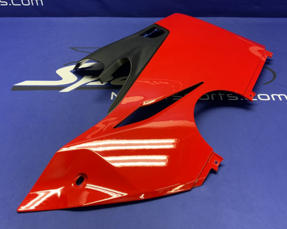 Ducati Left Lower Fairing (Anniversary Red) Panigale V4 2021 OEM 48019275BA-1