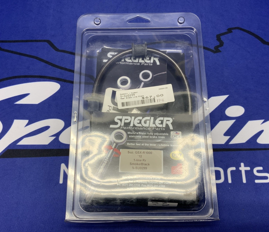 Spiegler Rear Brake Line Kit GSXR 1000 2012-2016 S-SU0299