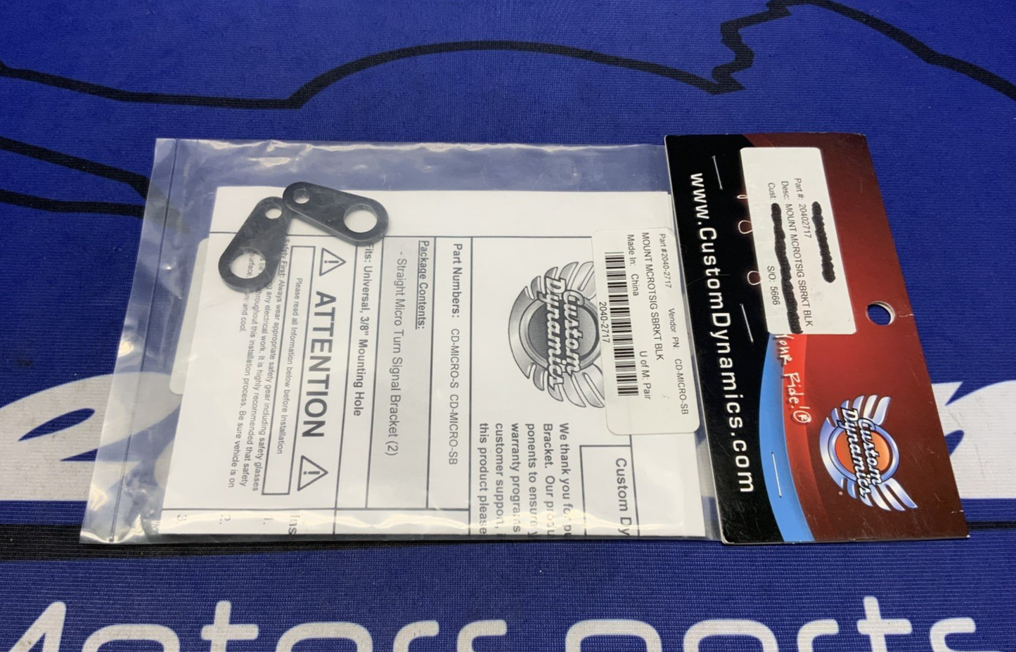 Custom Dynamics SB Micro Turn Signal Mount 20402717
