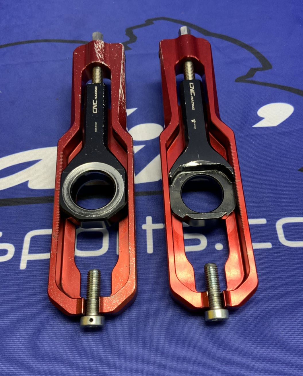 Lightech Chain Adjusters (RED) Aprilia RSV4 2015-2020 TEAP003