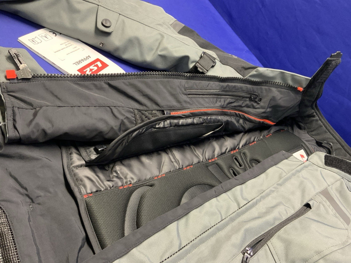 LS2 Serra Evo Women's Jacket Grey/Black Size Small LJ066-333R2