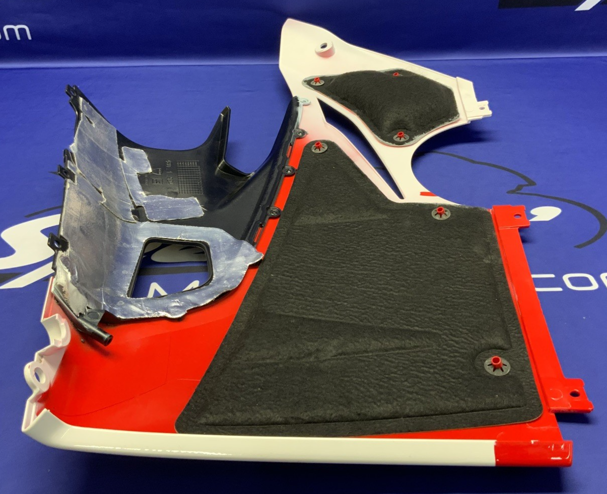 Ducati Left Fairing (White) Panigale V4 2019 OEM 48019825BA