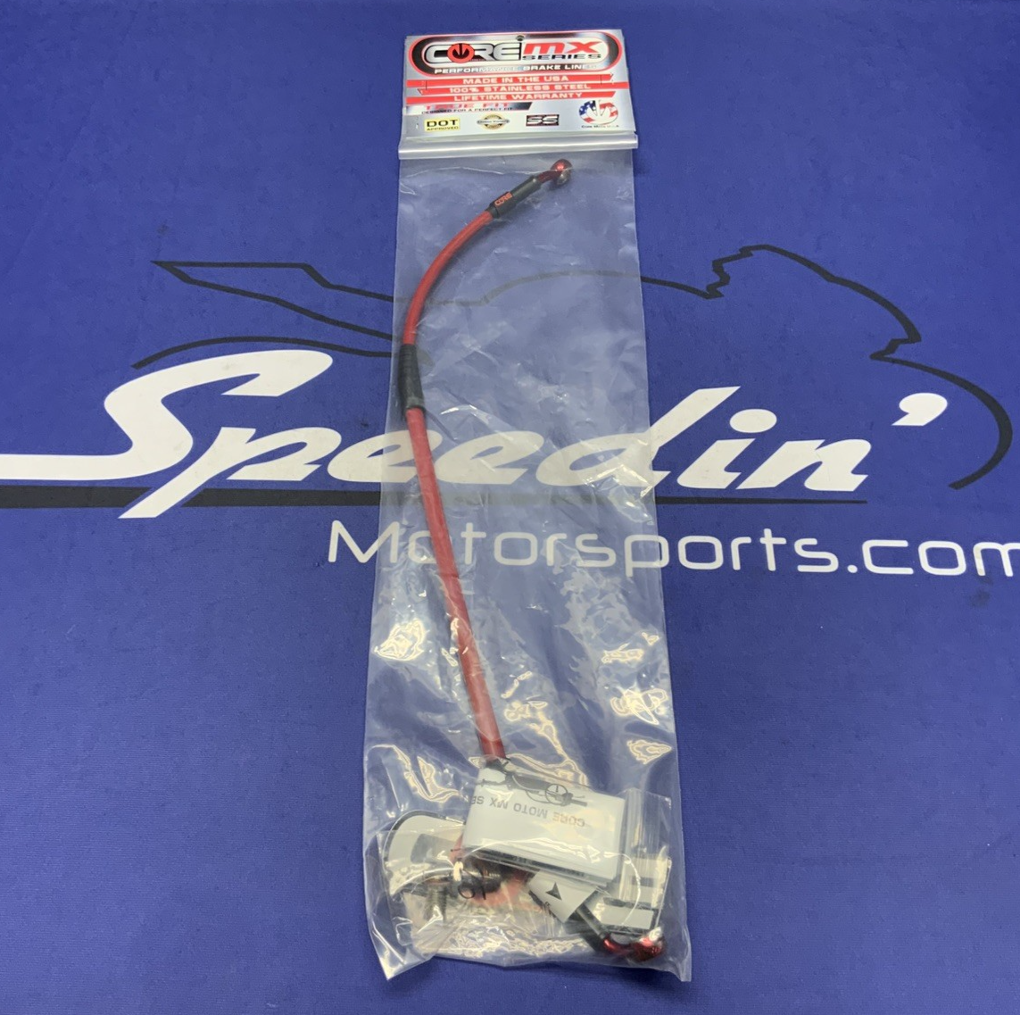 Core Moto Rear Brake Line Kit (Red) YZ250 2008-2020 CR0012