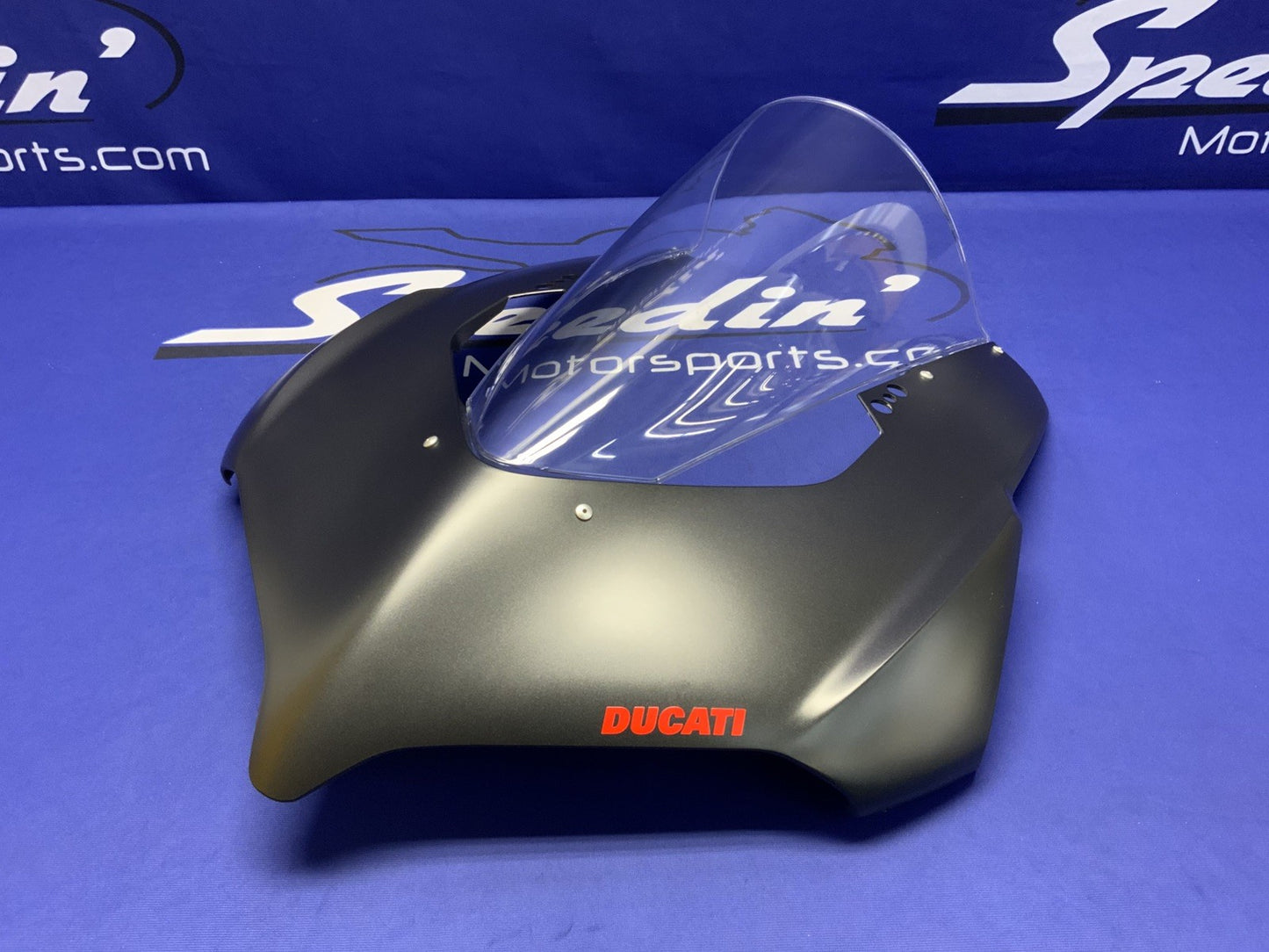 Ducati Front Nose Cowling W/ Windscreen (Black) Panigale V2 20-25 OEM 48114251AS