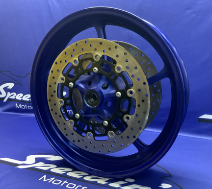 Yamaha Front Wheel Assembly (Blue) YZF-R6 2008-2016 OEM 5SL-25168-00-P3