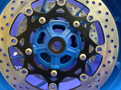 Suzuki Front Wheel W/ Rotors (Blue) GSX-8R 2024-2026 OEM 54111-25L00-QZB