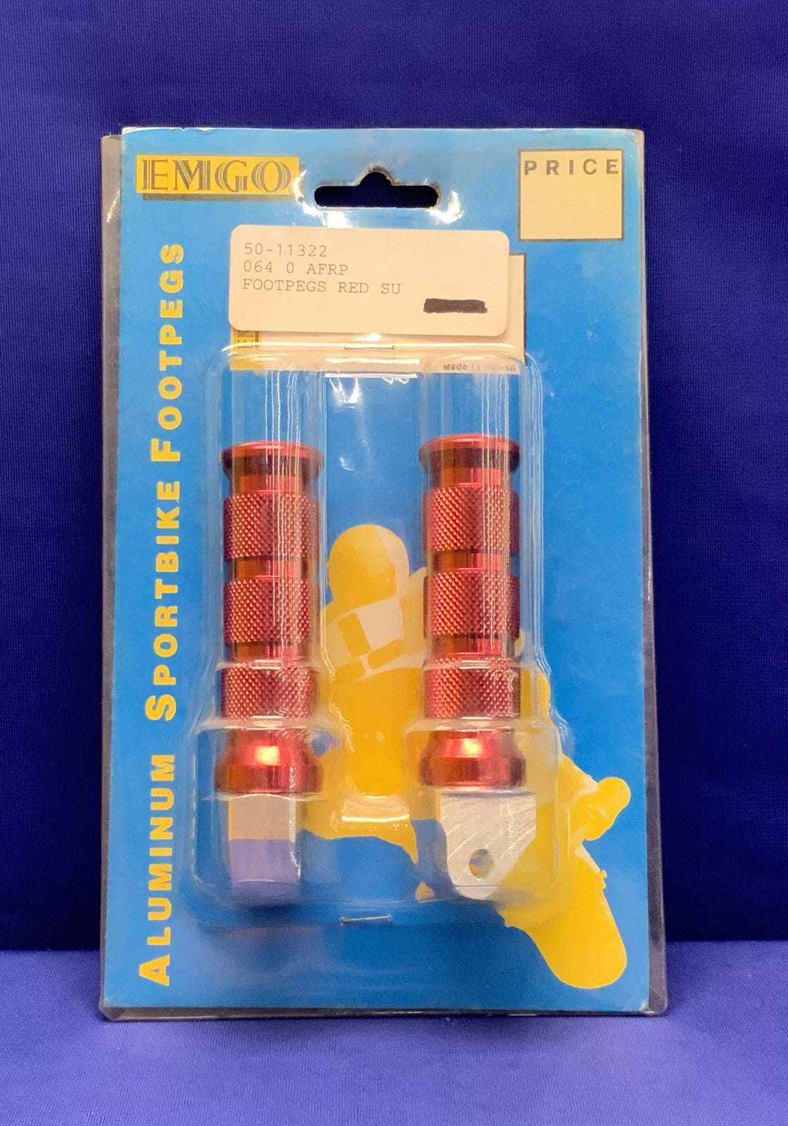 EMGO Rear Foot Pegs (Red) GSXR600/750 1996-1999 50-11322
