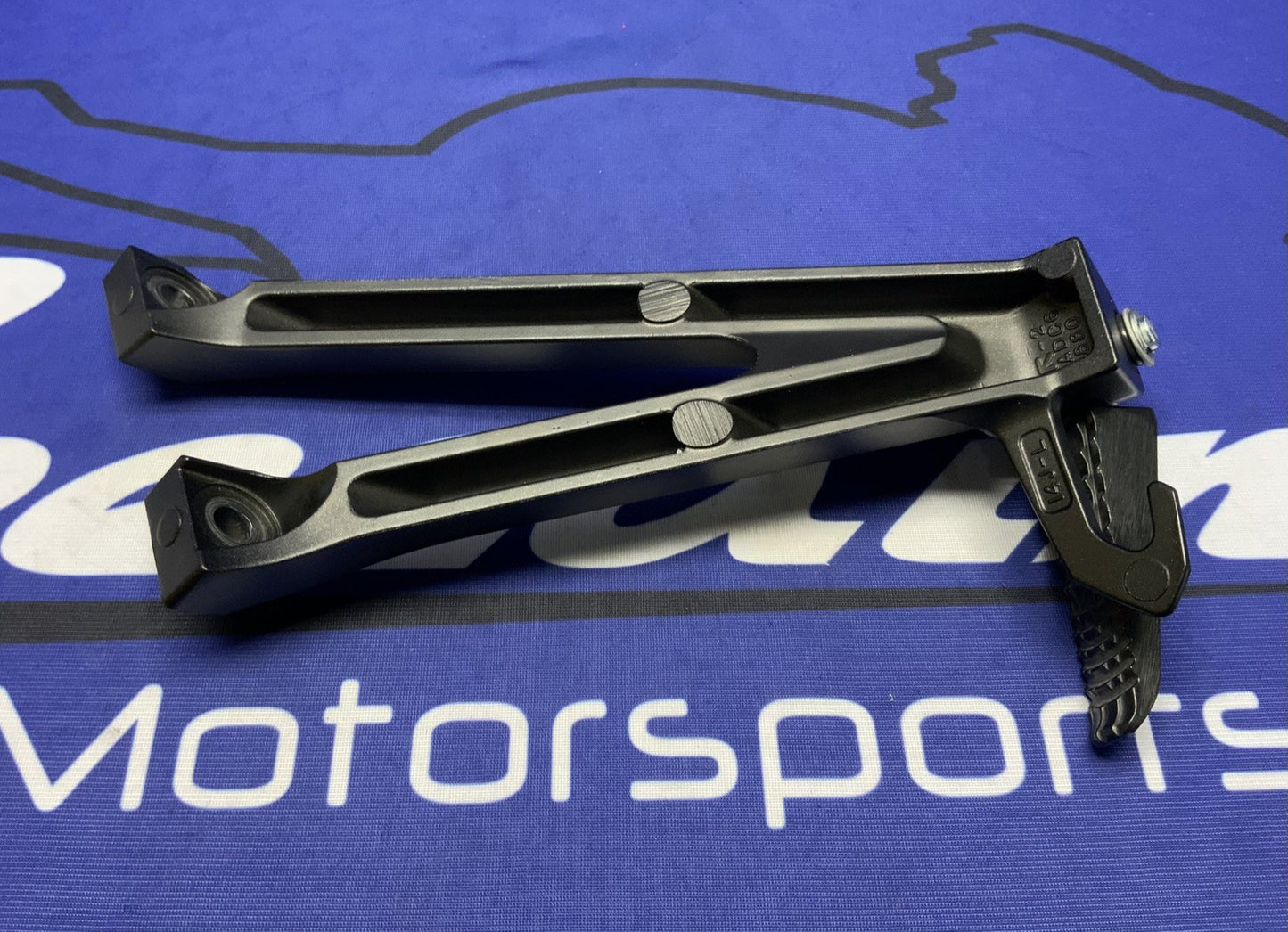 Suzuki Left Passenger Footrest Black GSXR 600/750 2011-2026 OEM 43700-14J30-2