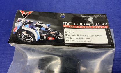 Motovation Rear Axle Sliders Monster 1200/S/R 2015-2016 RFSD17