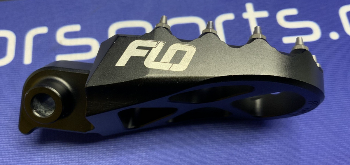 Flo Motorsports Pit Bike Foot Pegs CRF/KLX Kawasaki KLX110 FPEG-798BLK