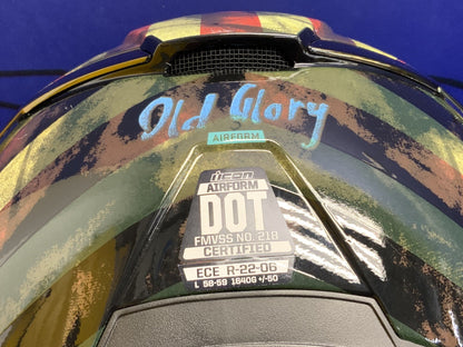 Icon Airfron Old Glory Red/White/Blue Helmet LG 010-14785
