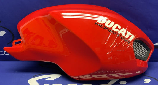 Ducati Right Tank Fairing (Red) Monster 696 2008-2013 OEM 48012591CA