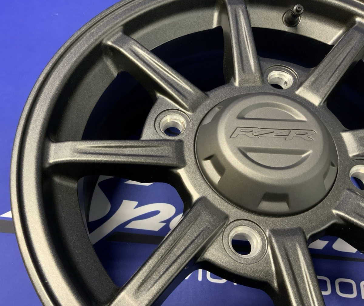 Polaris Rear and Front Wheel Rim Set Black RZR Pro 2021-2026 OEM 1524001-744