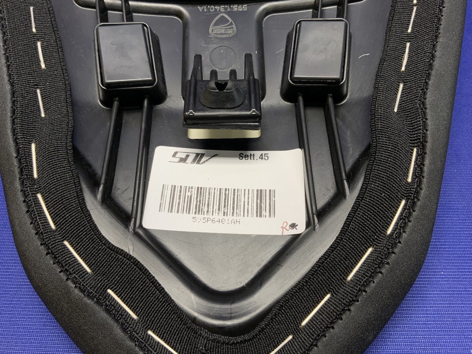Ducati Passenger Seat (Black) Panigale V2 Standard 2020-2024 OEM 595P6401AH