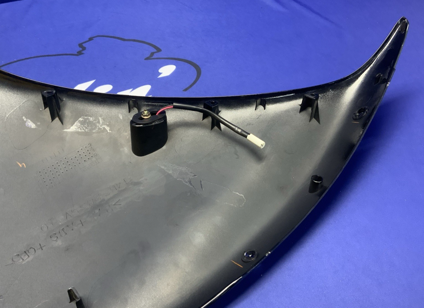 Yamaha Right Upper Fairing (Raven Black) R1 2012-2014 OEM 14B-2835V-10
