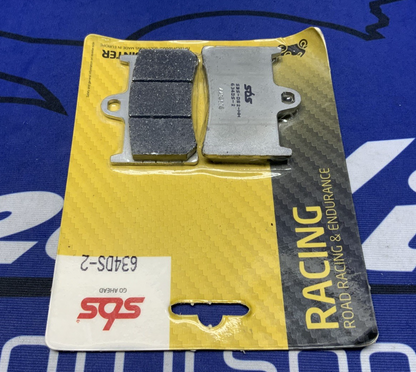 SBS Racing Sintered Front Brake Pads YZF-R6 2005-2020, R1 2015-2021 634DS-2