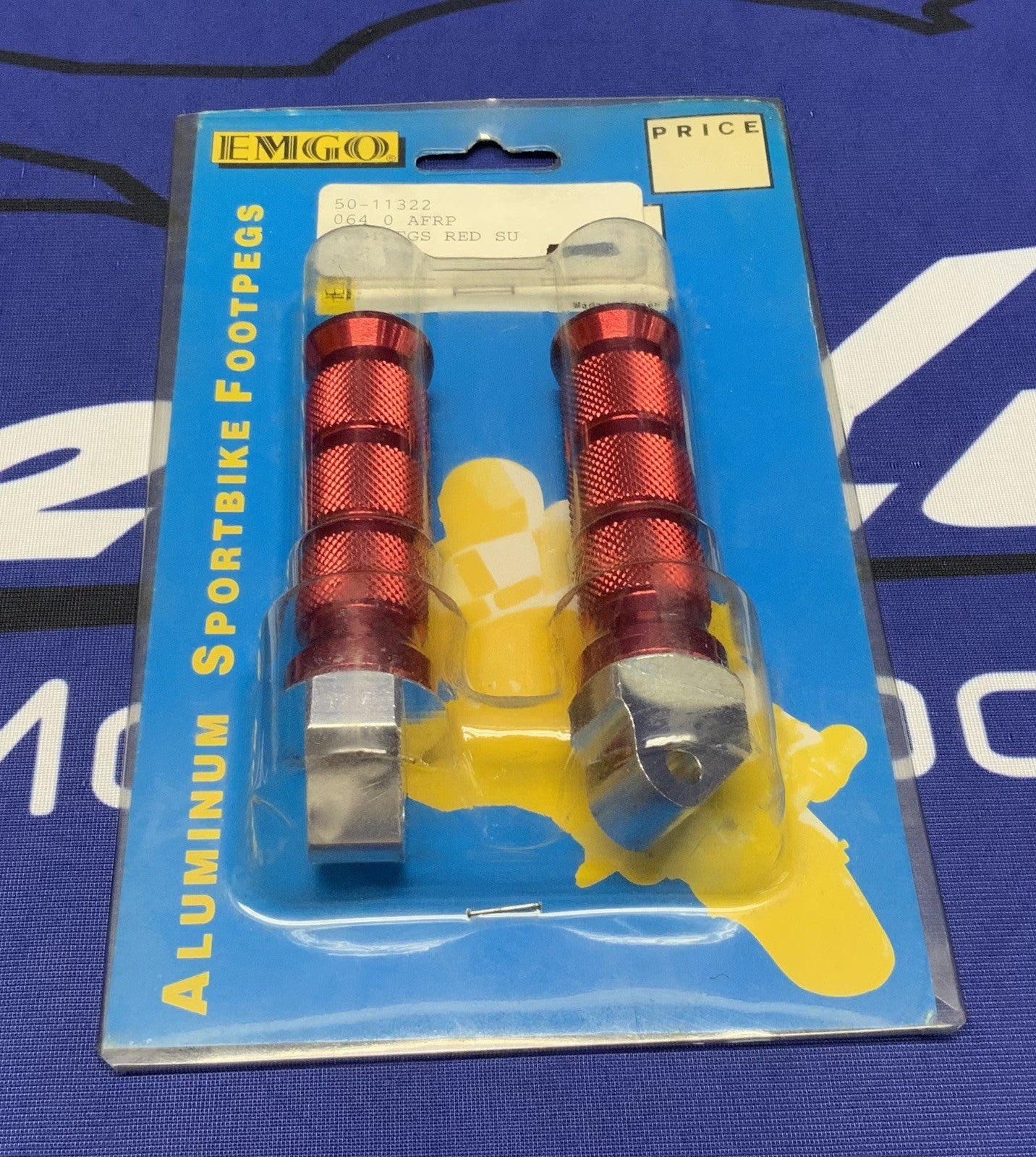 EMGO Rear Foot Pegs (Red) GSXR600/750 1996-1999 50-11322