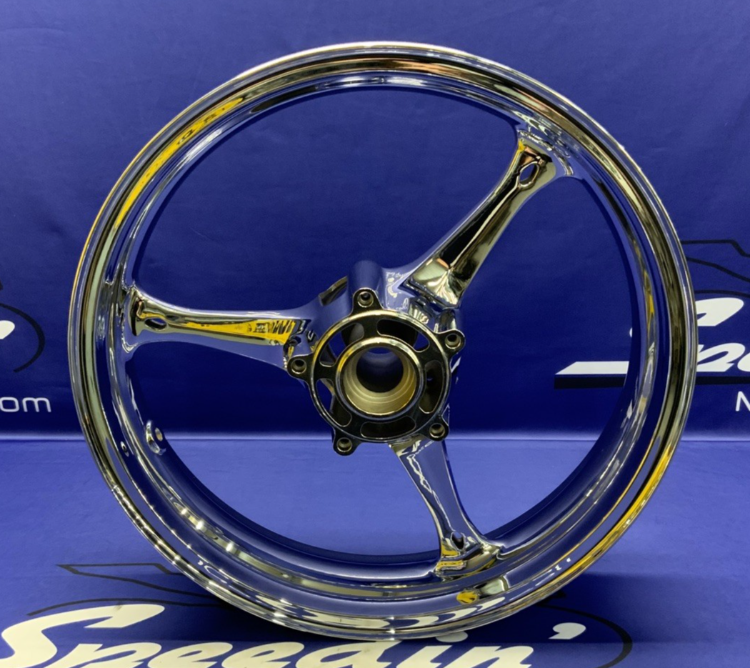 Suzuki Front & Rear Wheel (Chrome) GSX-R 1000 2005-2008 OEM CRRM-GSXR1K05