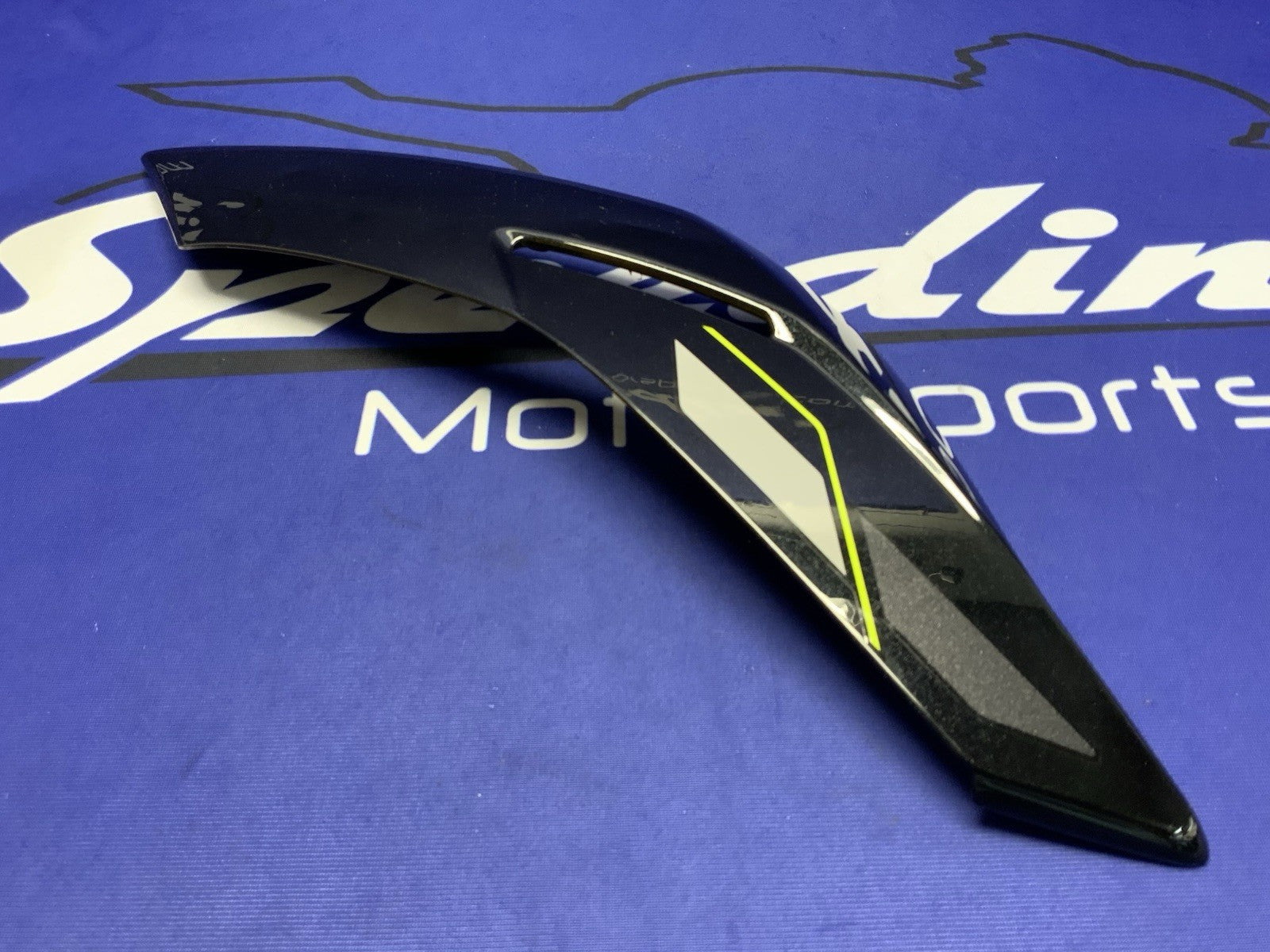 Triumph Left Belly Pan Panel Phantom Black Street Triple RS 23-26 OEM T2317057PR