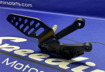 Yamaha Left Rearset (Black) YZF-R6 2012-2024 OEM 2C0-27442-10-00-2