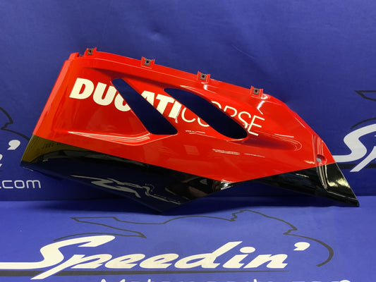 Ducati Left Lower Fairing (Anniversary Red) Panigale V2 2022-2025 OEM 48013761AD