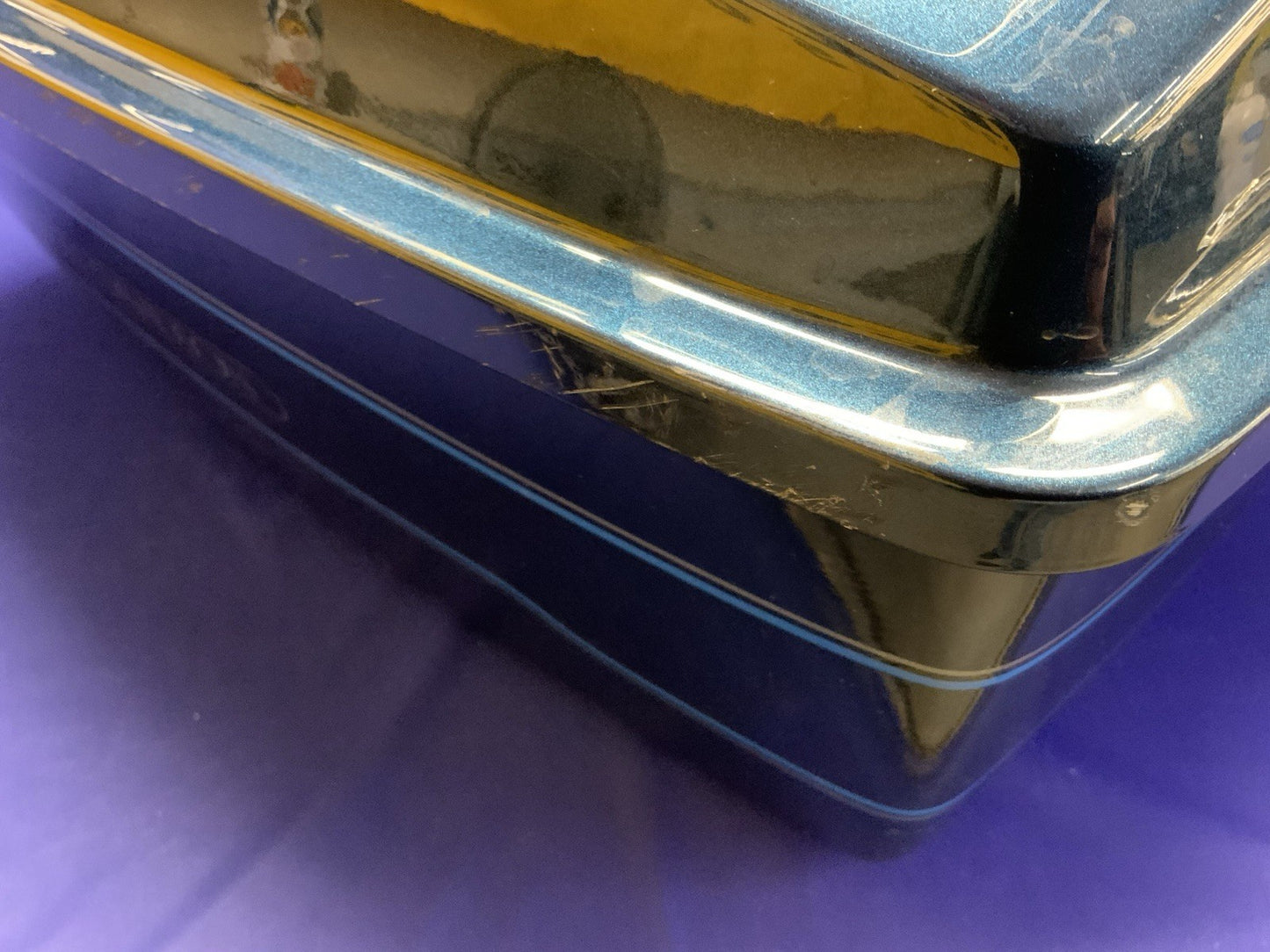 Harley-Davidson Luggage Box Blue FLHTCI Electra Glide Classic 2001 53140-00BDK