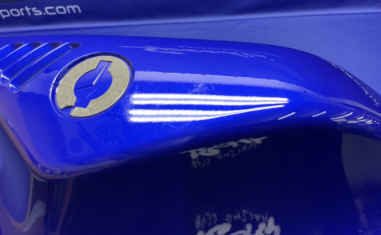 Yamaha Left Tank Fairing (Blue) YZF-R7 2022-2025 OEM BEB-24129-00-P0