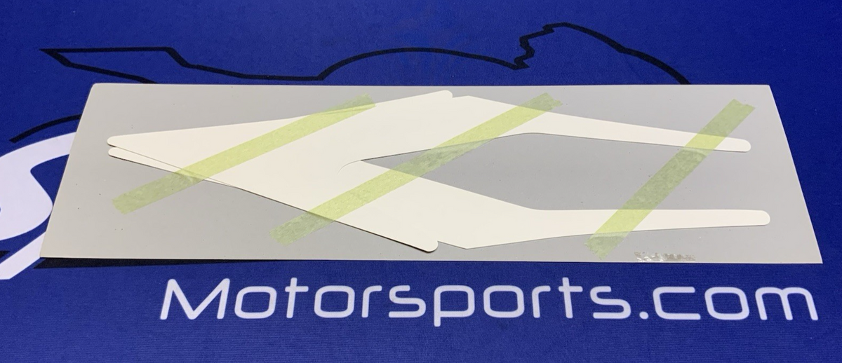 Yamaha Graphic Set Front Fender Raptor 700 2007 OEM 1S3-2157A-00-00