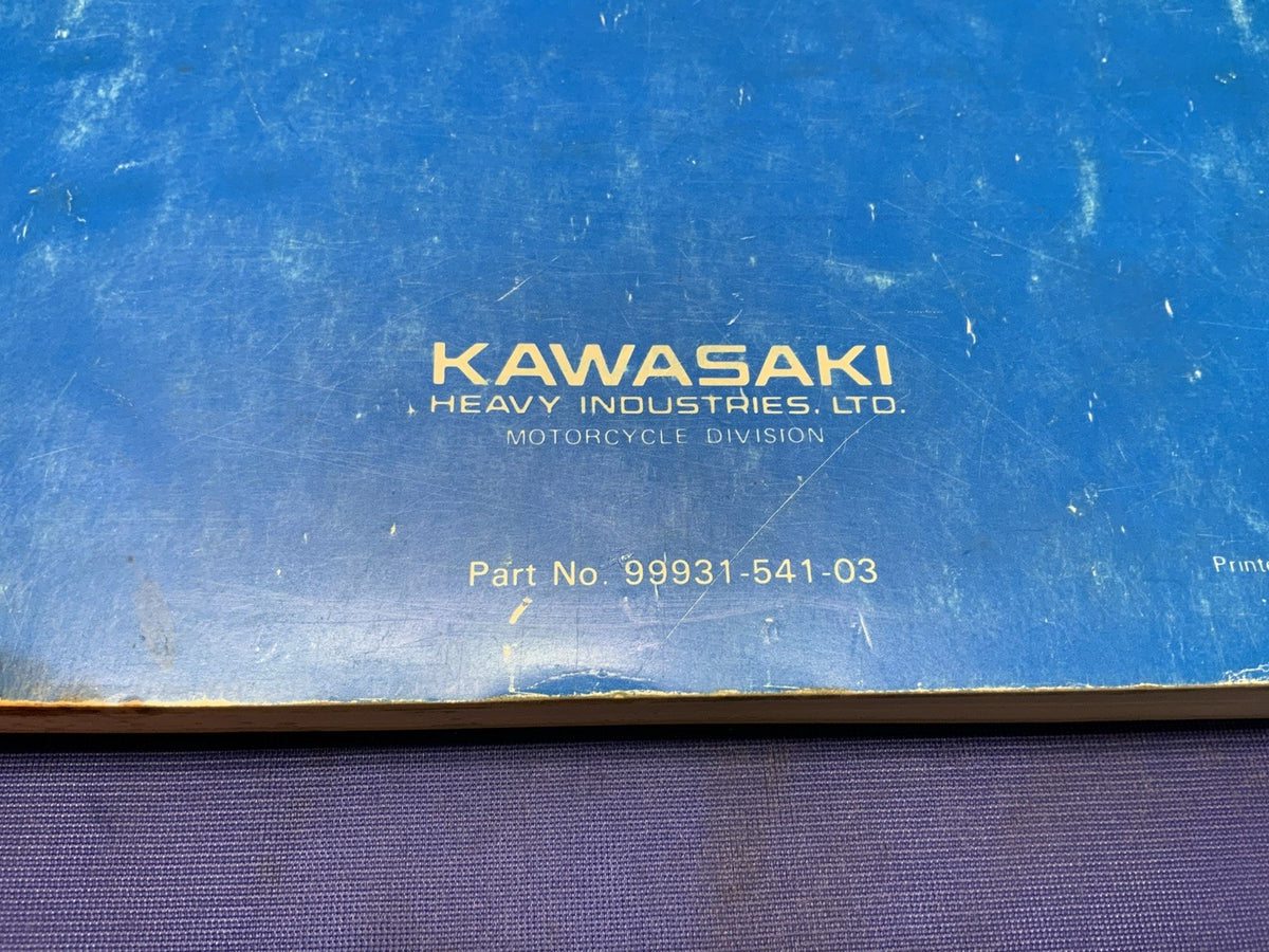 Kawasaki KZ200 Service Manual 1977-1981 OEM 99931-541-03
