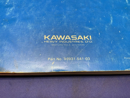 Kawasaki KZ200 Service Manual 1977-1981 OEM 99931-541-03