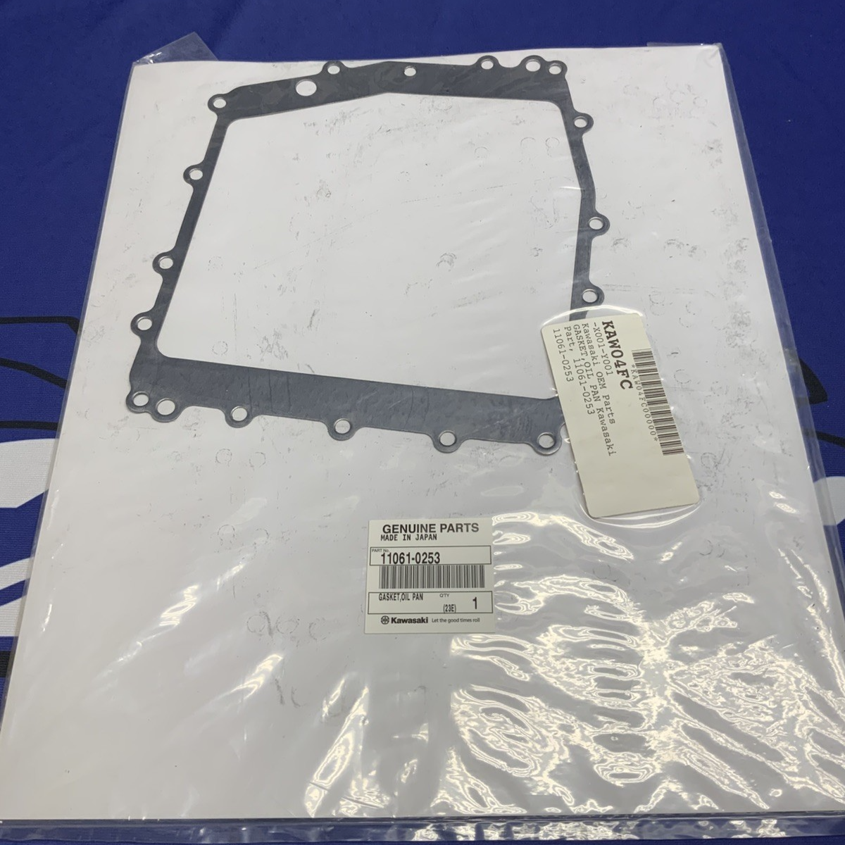 Kawaswaki Oil Pan Gasket Ninja ZX-6R 07-25 OEM 11061-0253