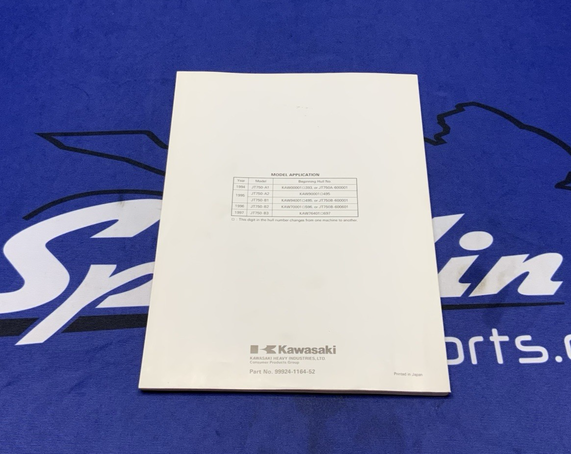 Kawasaki Jet Ski ST/S Service Manual 1994-1997 OEM 99924-1164-52