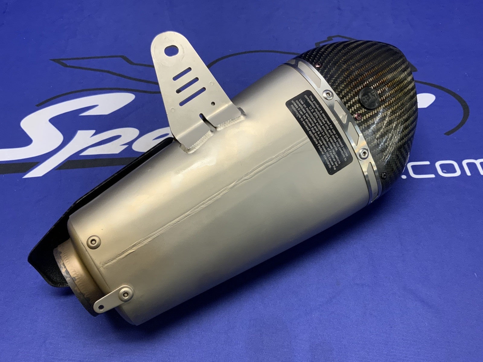 Yoshimura Alpha Slip-On Muffler Suzuki GSX-R1000 2017-2025 11182BP521