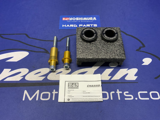 Yoshimura Frame Slider Kit Black Kawasaki ZX-6R 2013-2018 040BG146410